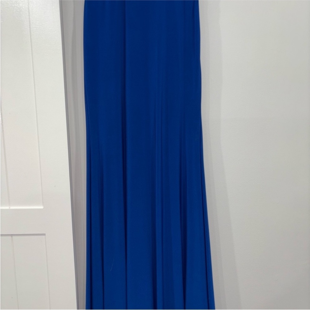 Camille La Vie Royal Blue Lace Women’s Prom Dress Size 2 - Picture 3 of 10